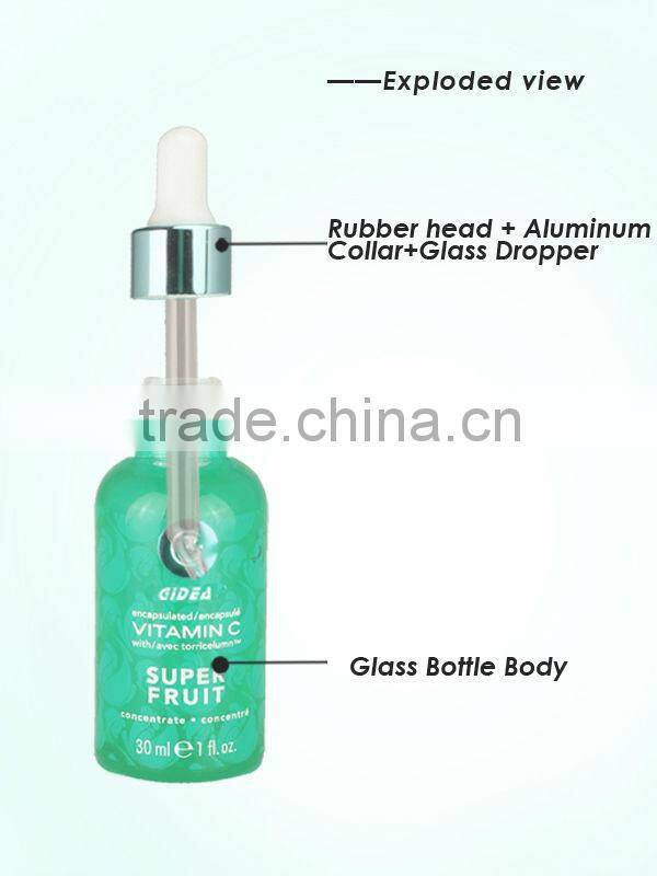 cosmetic bottle glass
