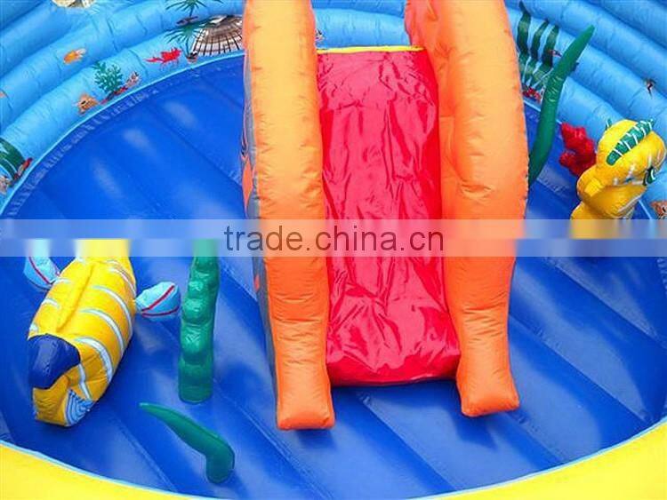 sea world bouncing castle inflatable for toddler,fish inflatable jumping castle big inflatable bouncer castle for kids