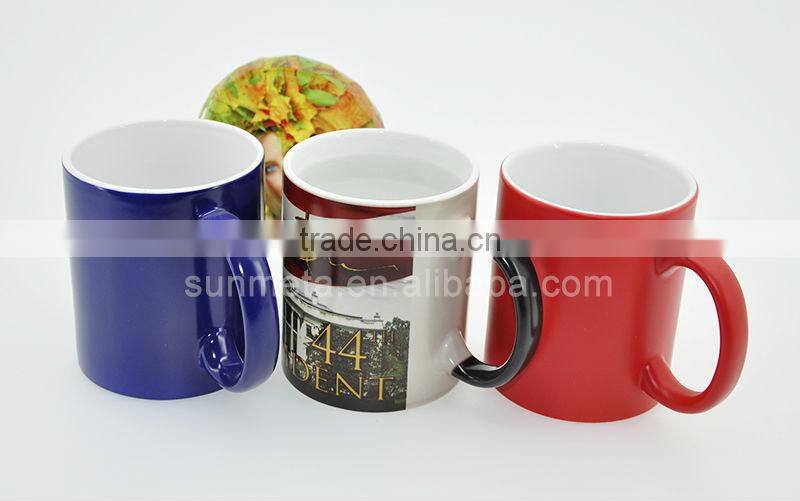 Sunmeta magic coffee mug for sublimation, color changing cup