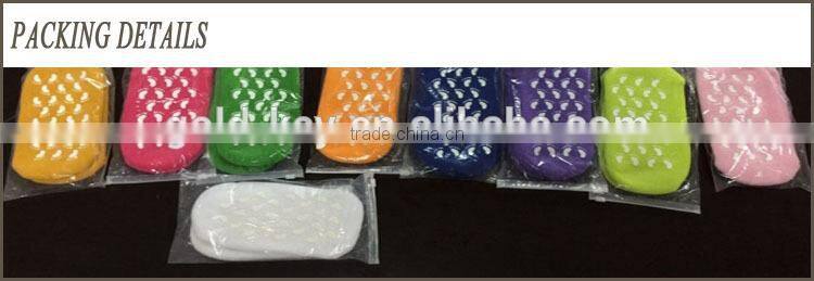 2015 foot care product: beauty gel spa cold sock & gel moisture sock & silicon gel socks
