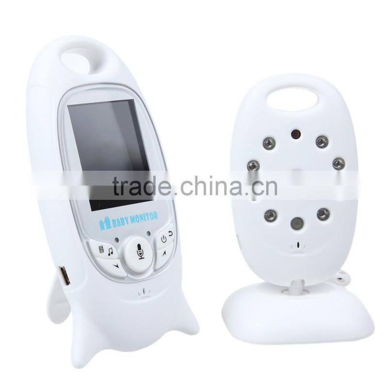 New 2.0inch baby camera monitor IR Night vision 2 way Talk Multi-language 8 Lullabies Temperature monitor VOX system baby phone