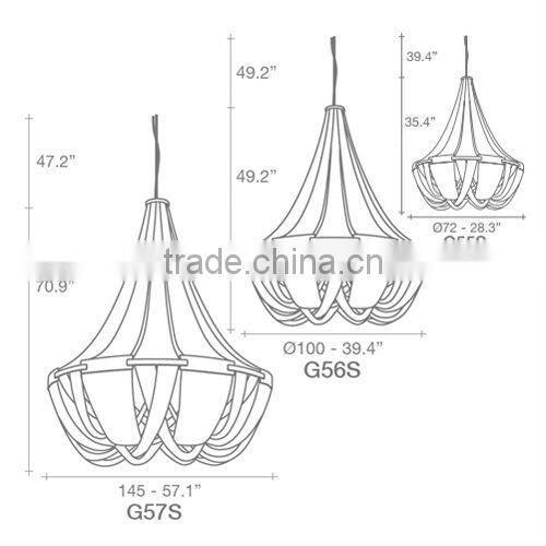 Chain Hanging chandeliers