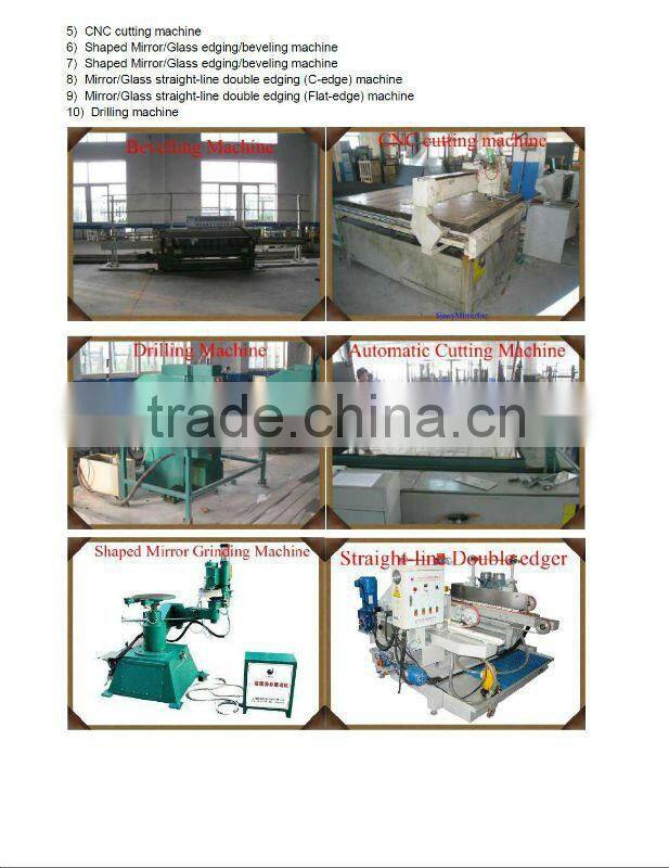 HOT! High Quality Bathroom Mirror/Wall Mirror with Custom Size and Shape From China