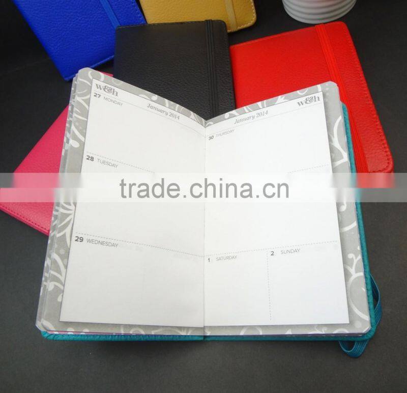 various color pu cover a6 diary