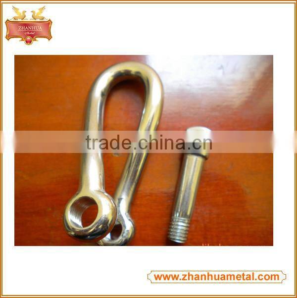 Rigging hardware stainless steel twist shackle