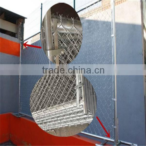 Trade Assurance hot dipped galvanized construction steel tube welded temporary fence