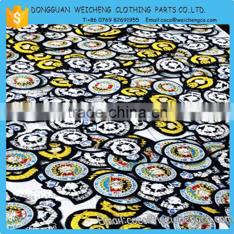 hand embroidery badges/hat badges