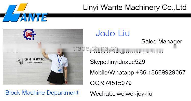 2015 China Block Machine Cheap Price Concrete Block Brick Making Machine QT6-15 Made in China