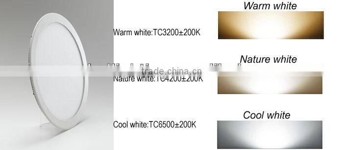 2014 80lm/w wholesale price factory direct sale square round led panel ceiling light