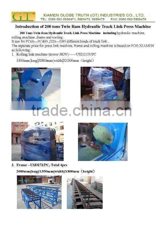 Sell manual press machine for excavator