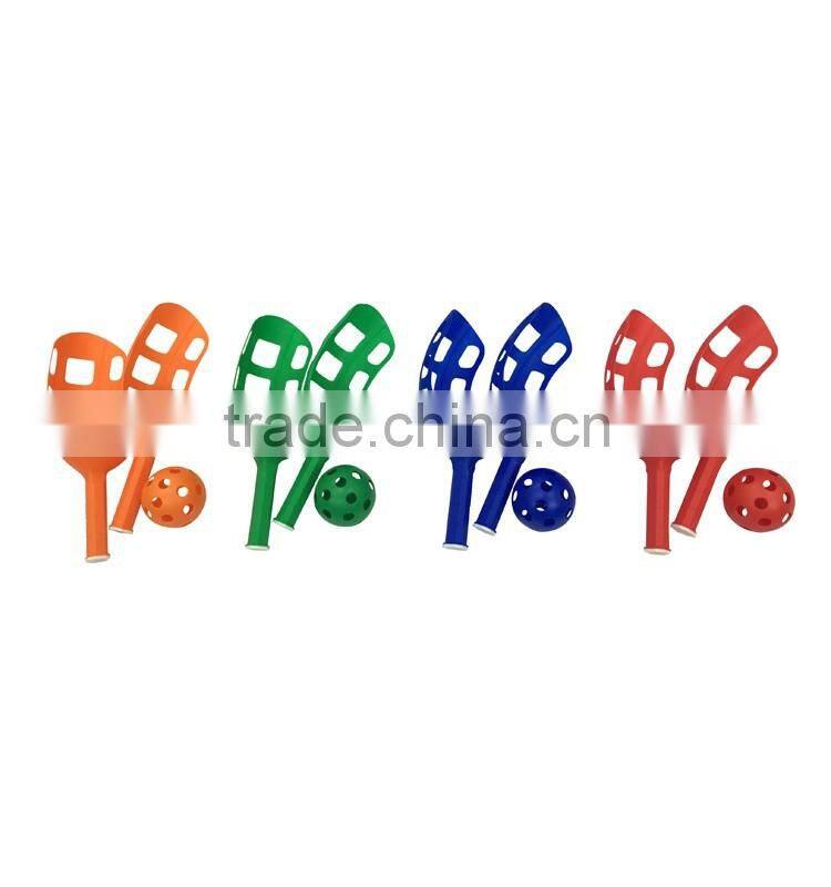 6 pairs One Set Outdoor Play game Plastic Scoop Ball Set