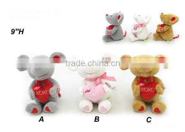 2014 newest Musical plush rocking toy, funny toys for Valentine's Day gifts