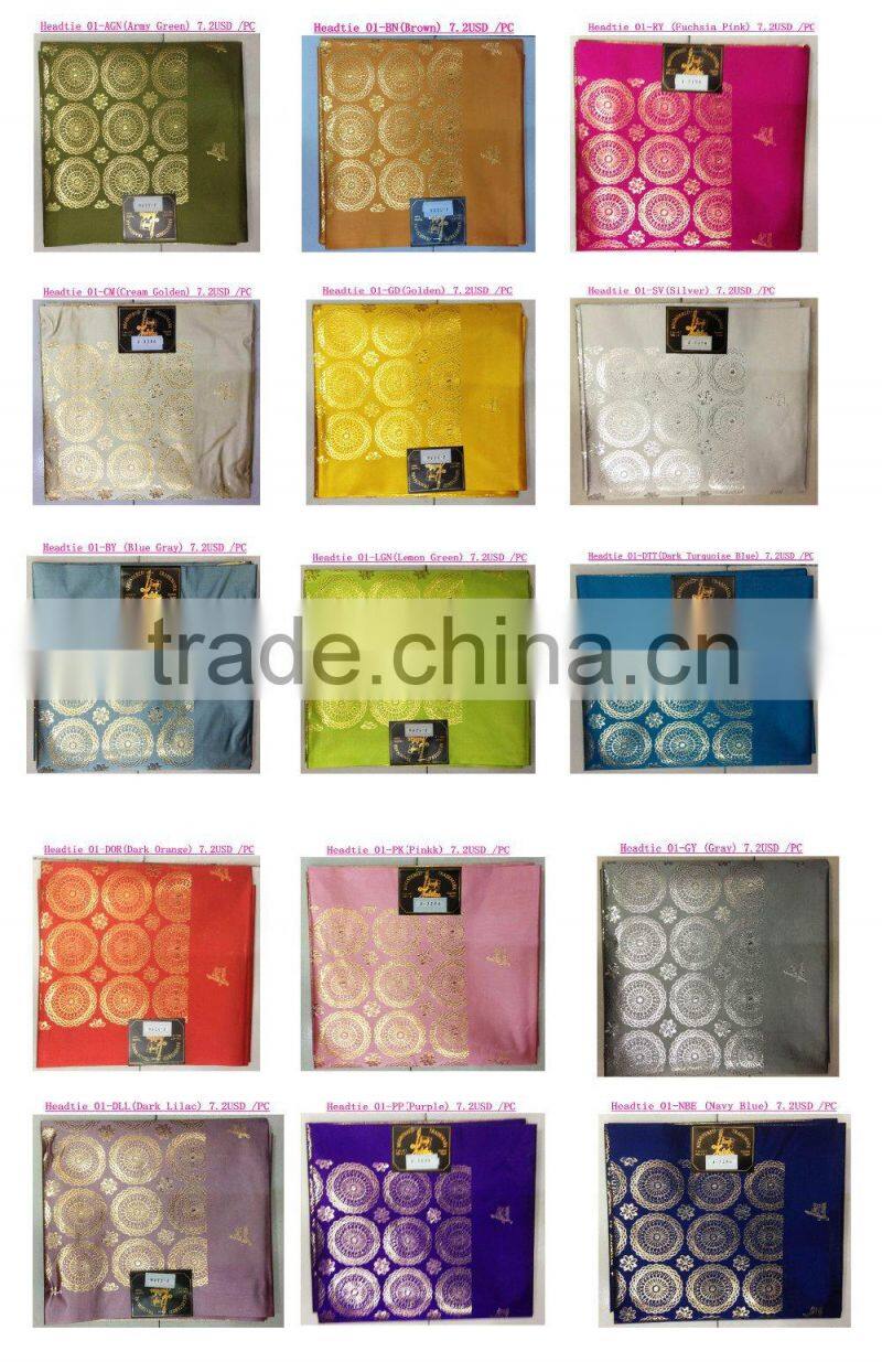 Silver african headtie for women gele