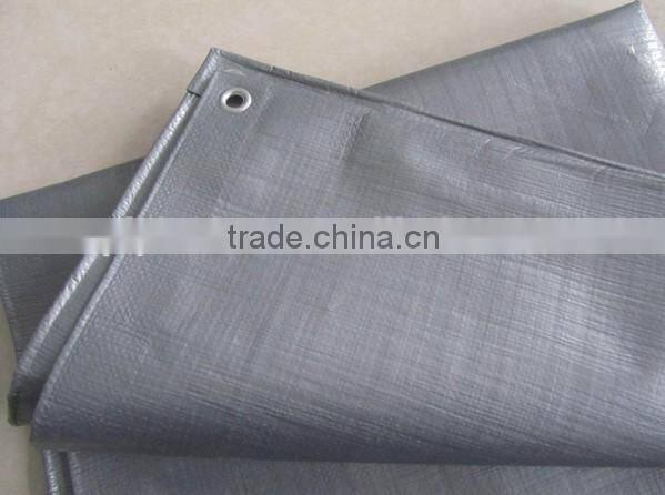 Make-to-order PE Tarp fabric wholesale tarpaulin with eyelet Striped Tarpaulin