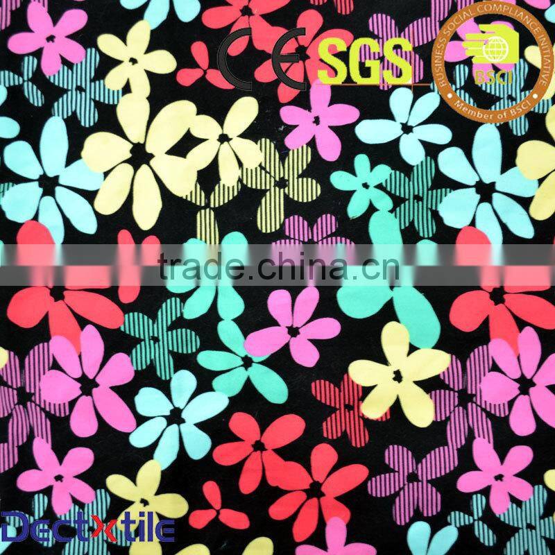 China factory colourful costumes 3D digital printed fabric