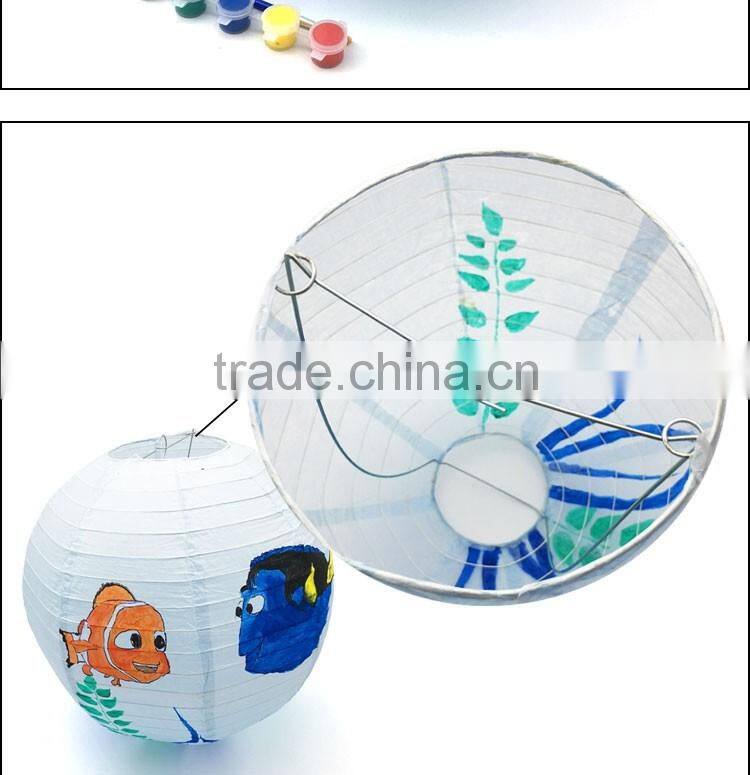 Cheap Drawing Paper Lantern Promotional Toy