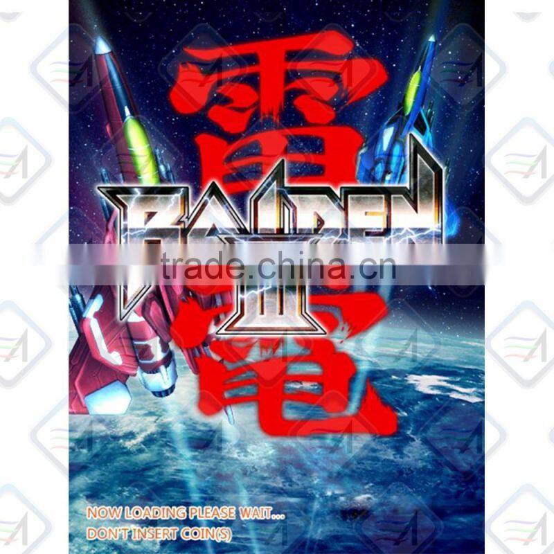 Raiden III Air Flight Simulator Battle Shooting Video Game Console For Vertical Screen Arcade Cabint