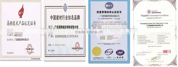 Alibaba trade assurance simple iron window grills BV certificate