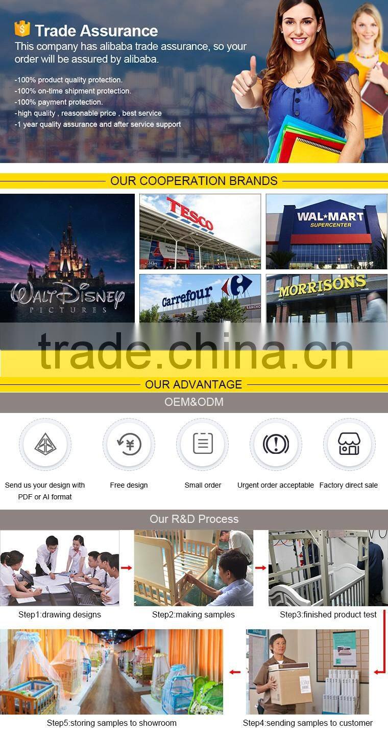 WBC-22B hot selling euro UK style multi-purposes baby cot dimensions, baby cot wheels