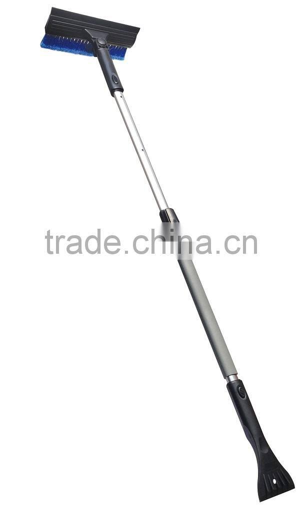 3 in 1 Snow Shovel with Extendabel Handle Car Cleaning Tool Ice Scraper with Long Handle