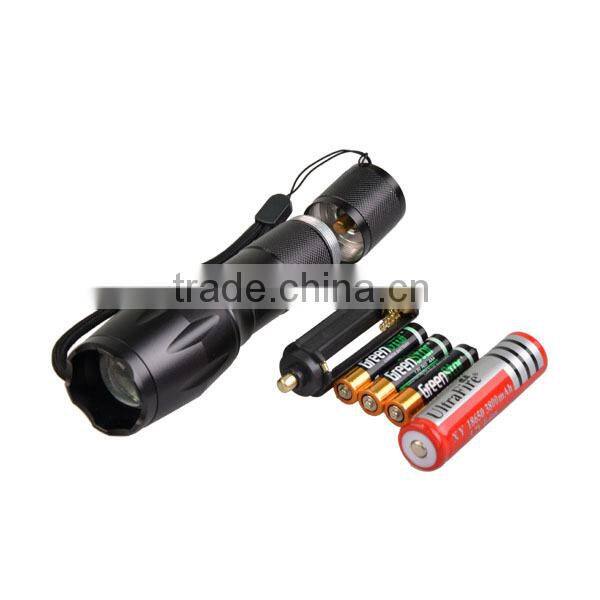 Rechargeable Battery Power Supply XM-L T6 LED G700 Police Flashlight Torch
