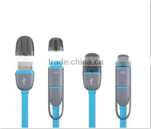 Universal car charger and 5 pin+8 pin two stage 1 USB data cable in one package perfect match available for all digital devices