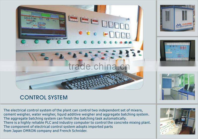 HZS25 PLD800 concrete mixing plant