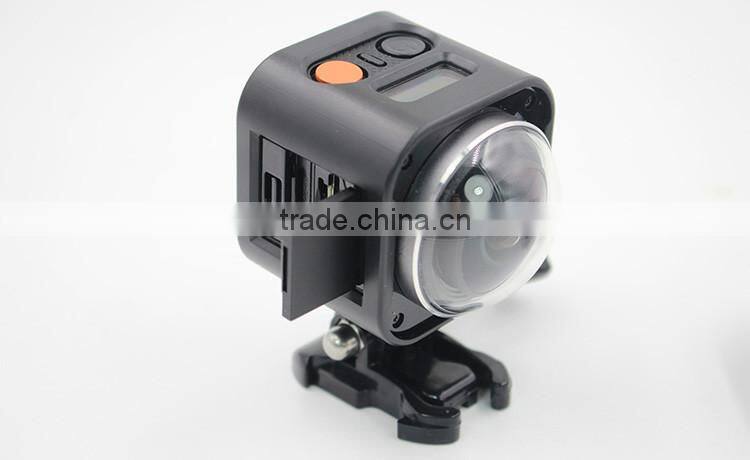 360 Degrees 1200mAh battery full HD wifi sports video cam
