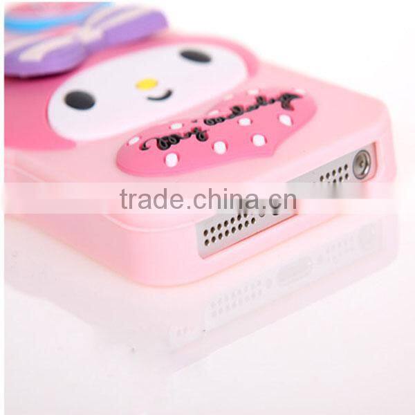 china manufacture mobile phone silicon case for 4S/5S,silicone phone case,animal silicone phone case