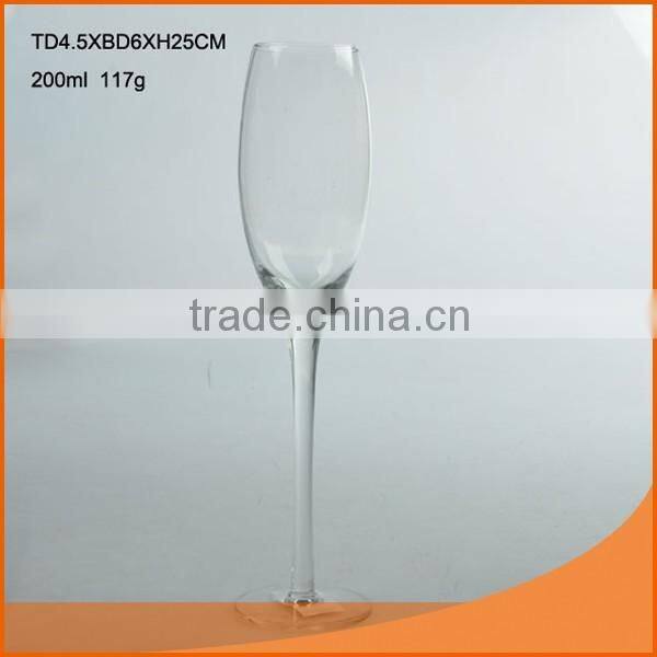wholesale banquet glass goblet wine black glass goblet