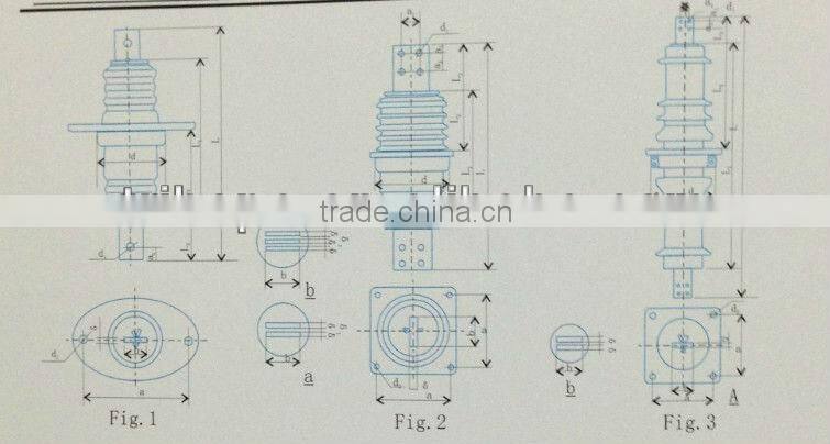 electrical cable Porcelain Bushing