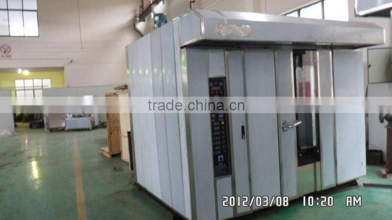 china 64trays gas rotating oven