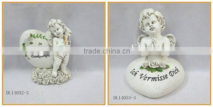 Angel shape custom indoor ceramic candle holder