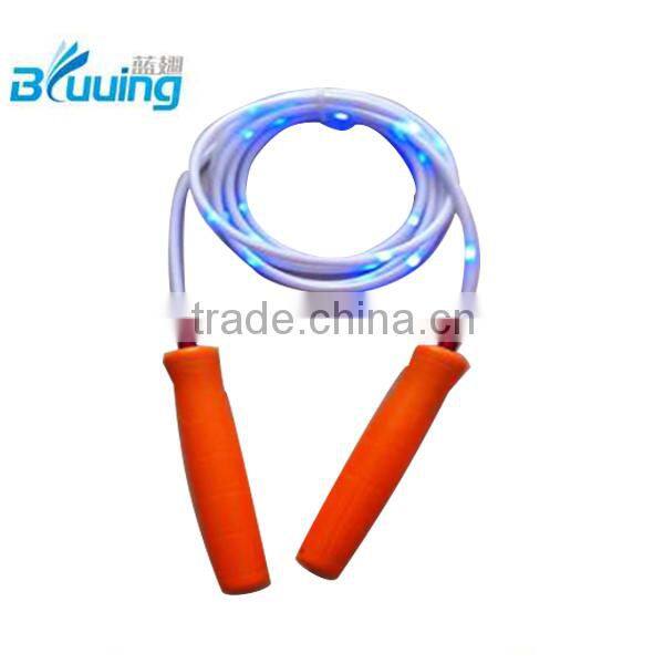 2015 hot selling high quality bluuing brand pvc jump rope for kids joys