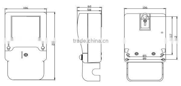 single phase electronic meter