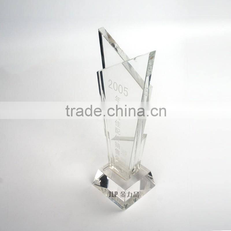 Customized acrylic trophy for gift awards