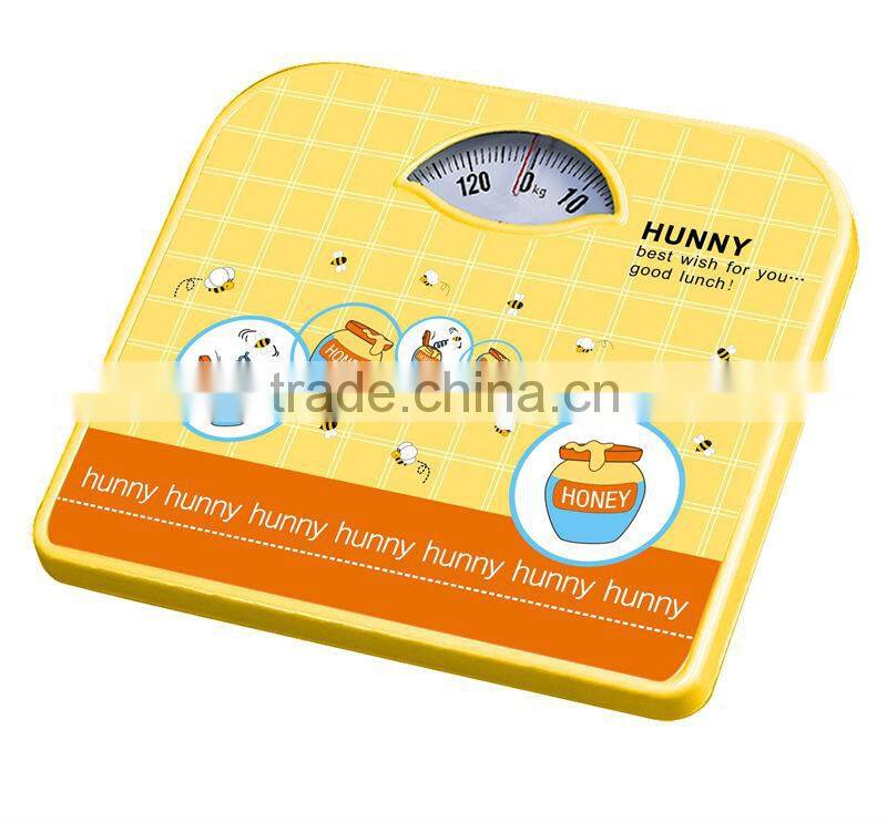 BR2015 Yellow Honey Electronic Weighing Scale Health Scale Mechanical Personal Scale Camry Weigh Scale