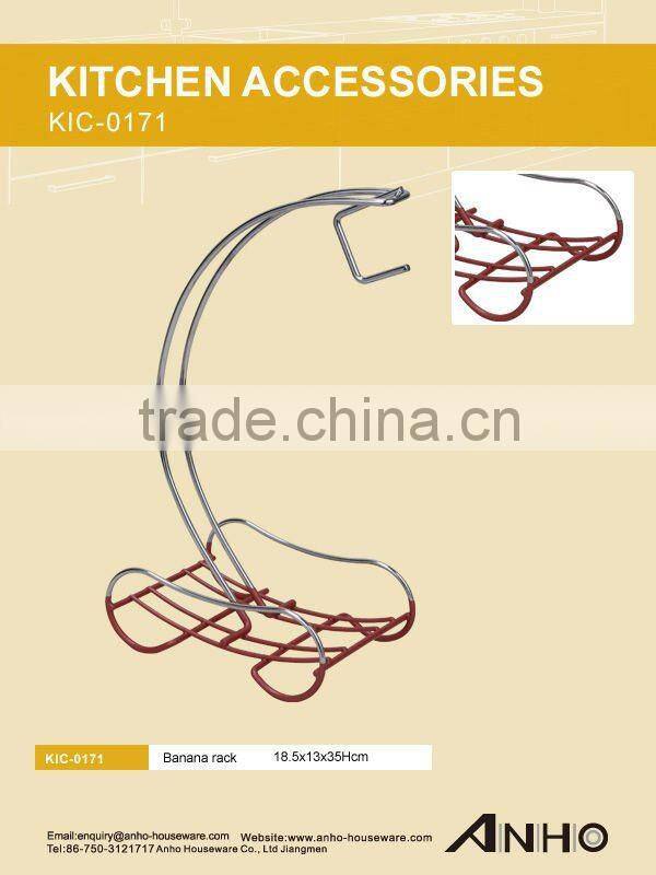 Metal Banana shape red wine bottle Holder