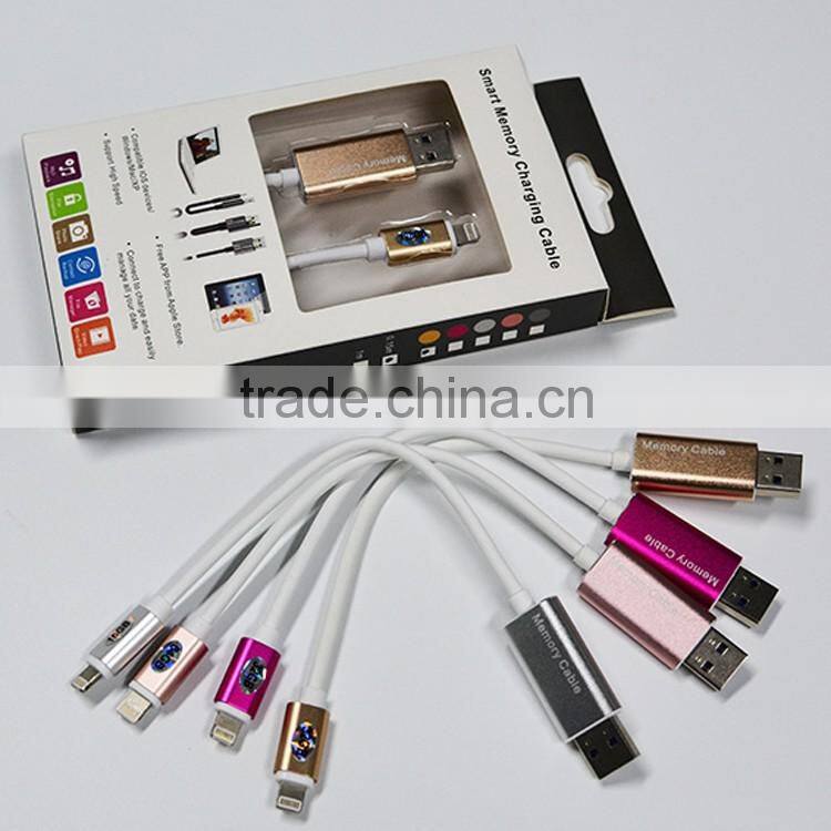 2015 Newest OTG USB Flash Drive for iPhone iPad 8G 16G 32G 64GB U Disk for Apple Smart Phone