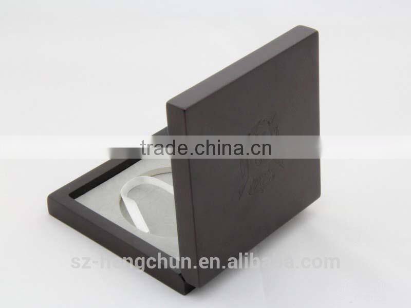 Matt finish MDF wood coin box supplier