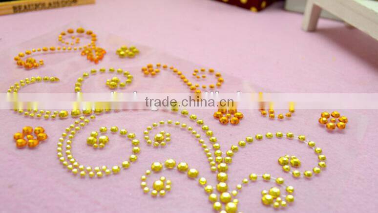Custom Acrylic Rhinestone Sticker, Wholesale Mobile Phone Sticker