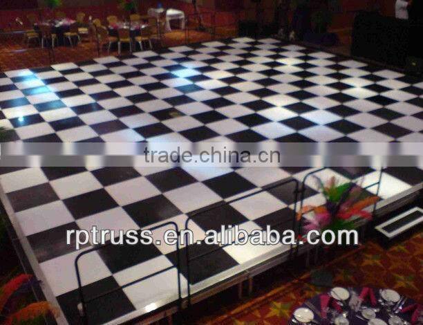 wholesale wedding dance floor portable dance floor /disco stage dmx led dance floor
