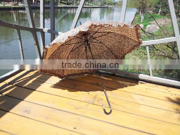 Fashion Pagoda Parasol Umbrellas Leopard/ Lace Edged/ Rainbow