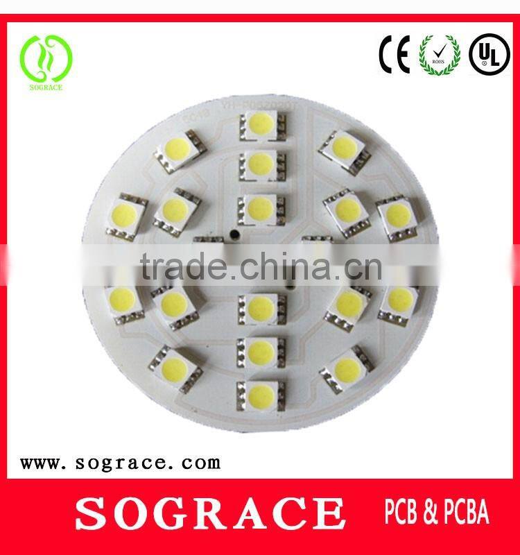 2016 latest 94v0 aluminum 60 led 12v FPC width 8mm 2835 smd led pcb assembly