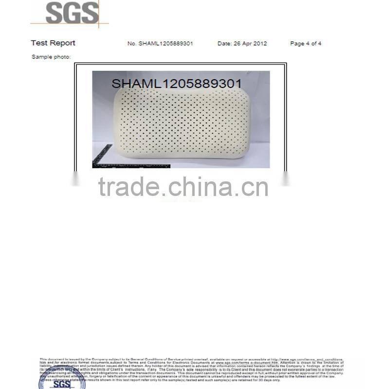 Dunlop Latex Pillow 60x40x16cm Profile with Polyester Inner Cover and Stretch Knit Outer Cover