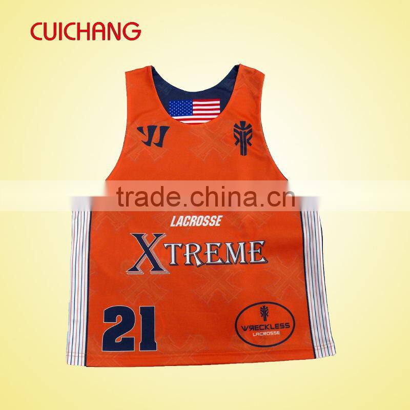 2014 hot selling custom sublimated lacrosse jersey
