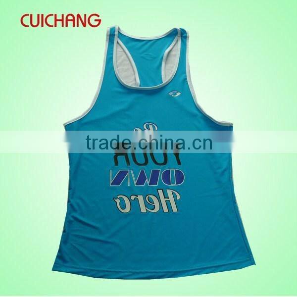 Tank top manufacturer&wholesale plain white tank top&bodybuilding wholesale tank tops-CC326