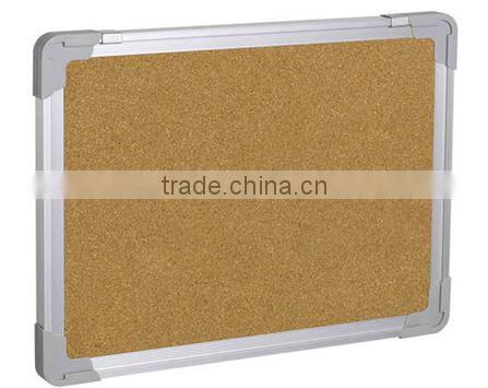 aluminum material school bulletin board / cork board