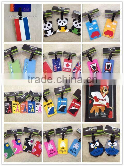 PVC Plane Luggage Tag / Identification Tag