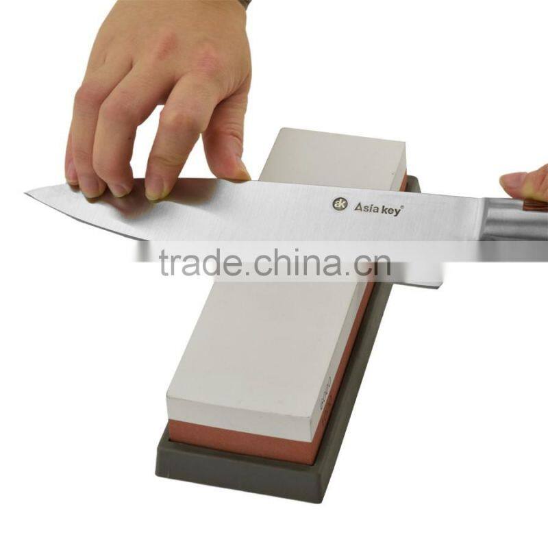 Flexible Grey Color Sharpener Base Straight Sharpening Stones For Kitchen Knife